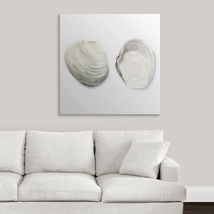 « ii » megan meagher, reproduction d’art Shells, H 35 po x l 35 po x P 1,5 po, Toile