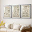 ABSTRACT Series CMV III - Impression encadrée sur mesure de qualité supérieure - 3 pièces-831867536-831867540