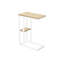Table de bout en C avec plateau en bois et structure en métal-925436587-925436585