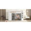 Lit mezzanine double en bois