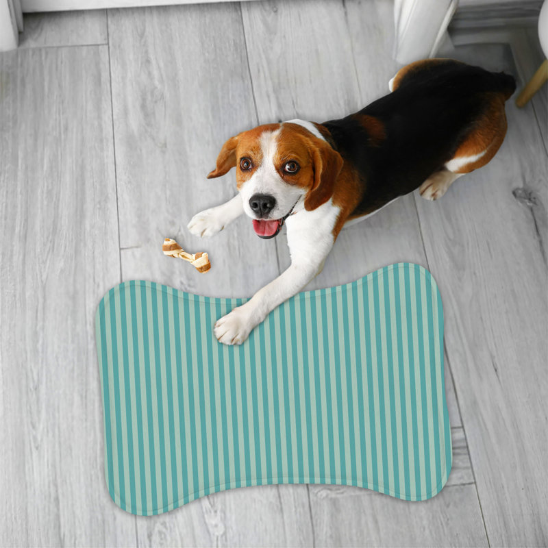 Retro Fall Spectrum - 1 Piece Bone Shape Feeding Mat