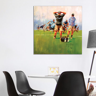 The Coach by John Haskins - Wrapped Canvas Painting
