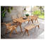 Ensemble repas / terrasse en rotin et extérieur 5 pièces Velentina