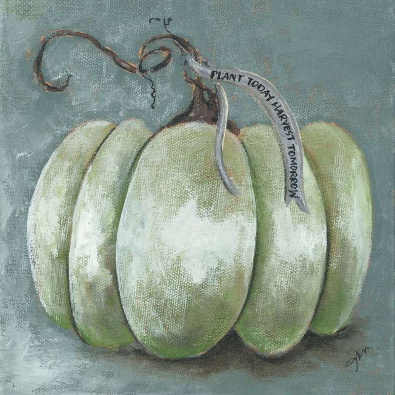" Pumpkin Study ", 30" H x 30" W