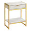 Table de bout d'appoint, tiroir, 1 tablette, 20 po, Himal-101190787-101190788