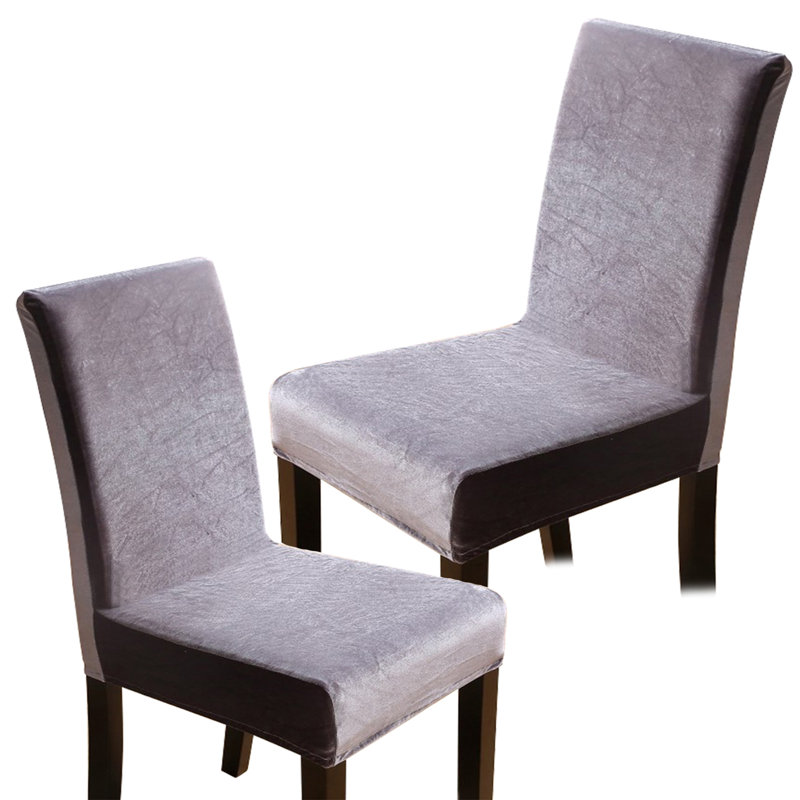 Ensemble de 2 housses de chaise Parson, gris