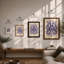 Symmetrical Octopus Japandi - Framed Print-788888789-788888795
