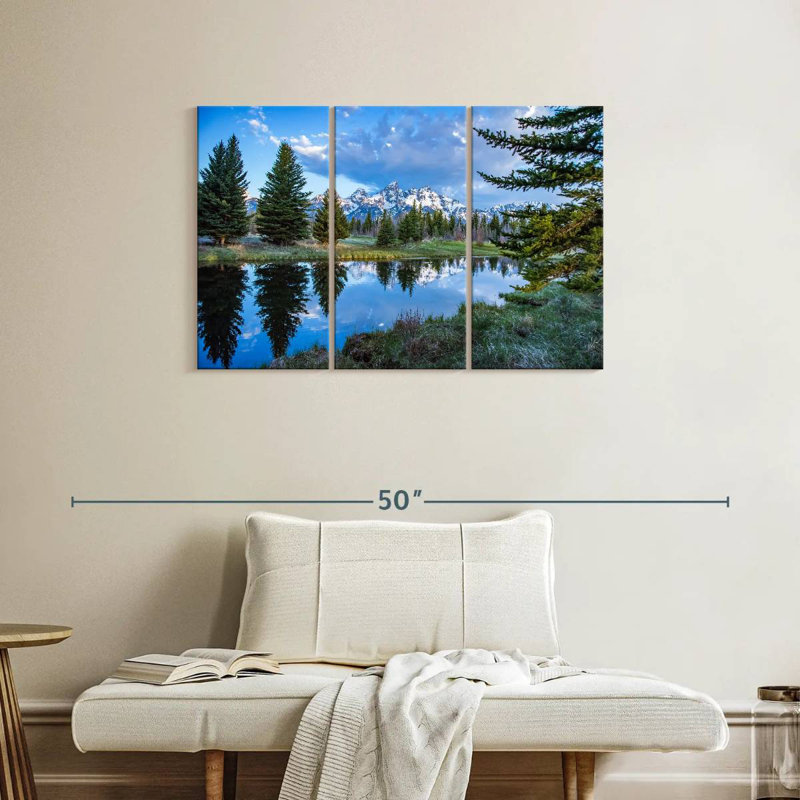 Alvord Teton Pines Reflection, 24" H x 38" W