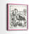 Linocut Style Seabird I-Premium Framed Print -Ready to Hang - No Nails Required - No Nails Required-2074430214-2074430236