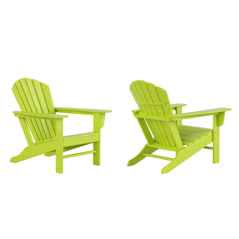 Chaise Adirondack en plastique Altura, Chaux