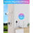 8CH 4MP WiFi Security Camera System with 2TB HDD, 4 Outdoor Camera, AI Human Detection, 2-Way Audio