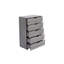 Commode à roulettes 5 tiroirs avec roulettes - Armoire de rangement moderne-352502397