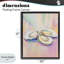 Cadre flottant Pastel Oysters Harmony, design par The Prints Vibe-2065704597-2065704606
