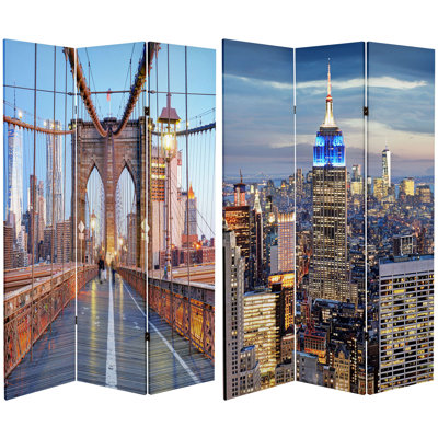 NYC Landmarks Folding Room Divider