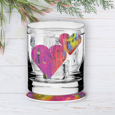 Sweet On You - Ensemble de bougies et de sous-verres au poivre rose