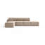 4 Seater Velvet Sofa & Chaise-130020587