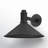 Elani 1-Light Dark Sky Exterior Cone Wall Sconce-94408058
