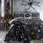 Boo Black Square Throw Cushion Cover