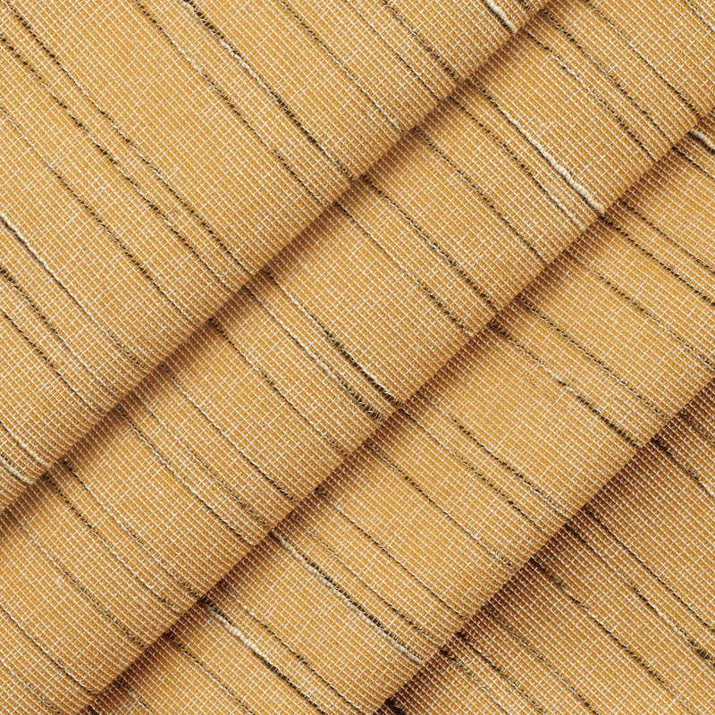 Gold Blackout Polyester Linen Grommet Window Panel