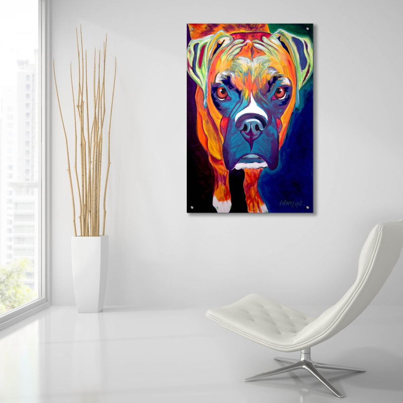 «Boxer - Harley» par Dawg Painter, H 36 po x l 24 po x P 0,2 po