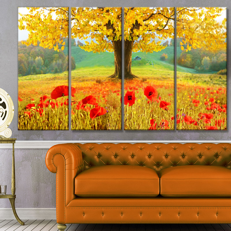 « belle automne », reproduction de photo à multiples images sur toile