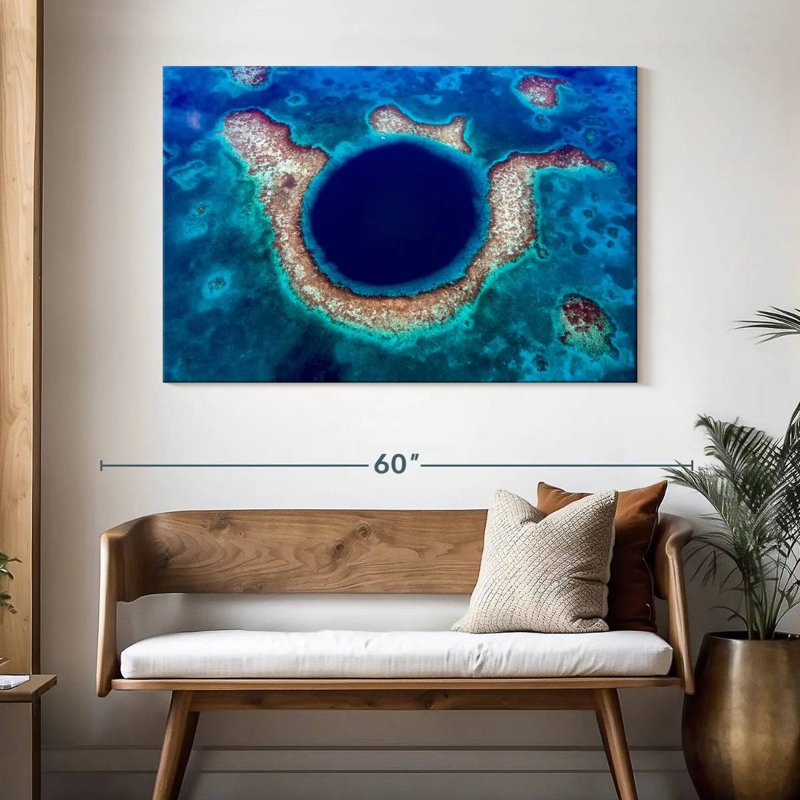 Antenne Tergel Great Blue Hole, H 32 po x l 48 po