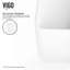 Amaryllis 20" L x 14" W x 6" H Matte Stone  White Handmade Rectangular Vessel Bathroom Sink