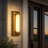 Outdoor Wall Sconce, Dimmable LED 3000K Waterproof Exterior Wall Light Fixture-6473640