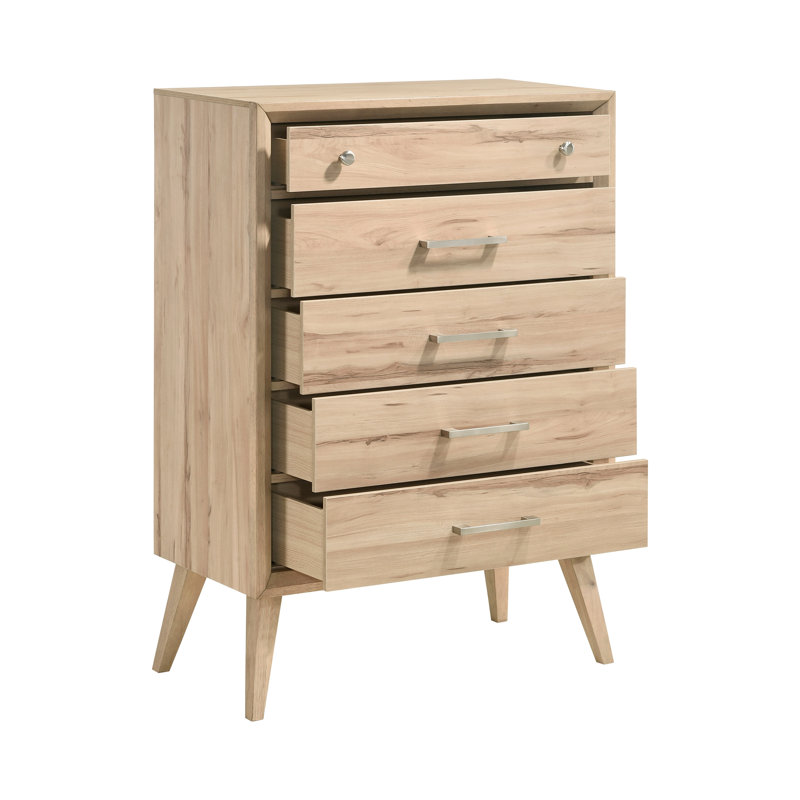 Commode pour la lingerie 5 tiroirs Cowden
