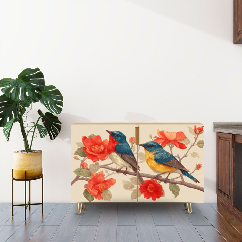 Buffet Buffet avec rangement Vibrant Birds