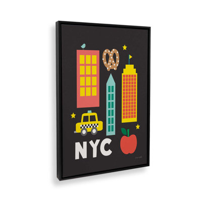 «City Fun NYC» par Ann Kelle, reproduction d'art