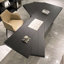 Bureau créatif en bois massif noir-1312260102
