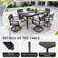 Ensemble repas d'extérieur 7 pièces Modern