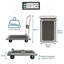 Taniyia Metal Bar Cart