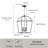 Alfreda 4 - Light Dimmable Lantern Chandelier-145385151