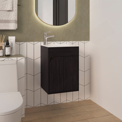 Lavabo pour salle de bain Hudson, noir