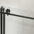 60" W X 76" H Sliding Frameless Shower Door In Matte With Clear Glass