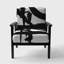 Fauteuil d'appoint rembourré «Graceyn - Black & White Crossing Paths I»-1924324353
