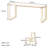 Large Slab Solid Wood Dining Table Set-102027131