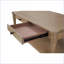 Table basse transitionnelle à finition sable avec 2 tiroirs de rangement Roulettes-301383927