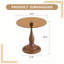 19.6 " W Bedside Cabinet Nightstand