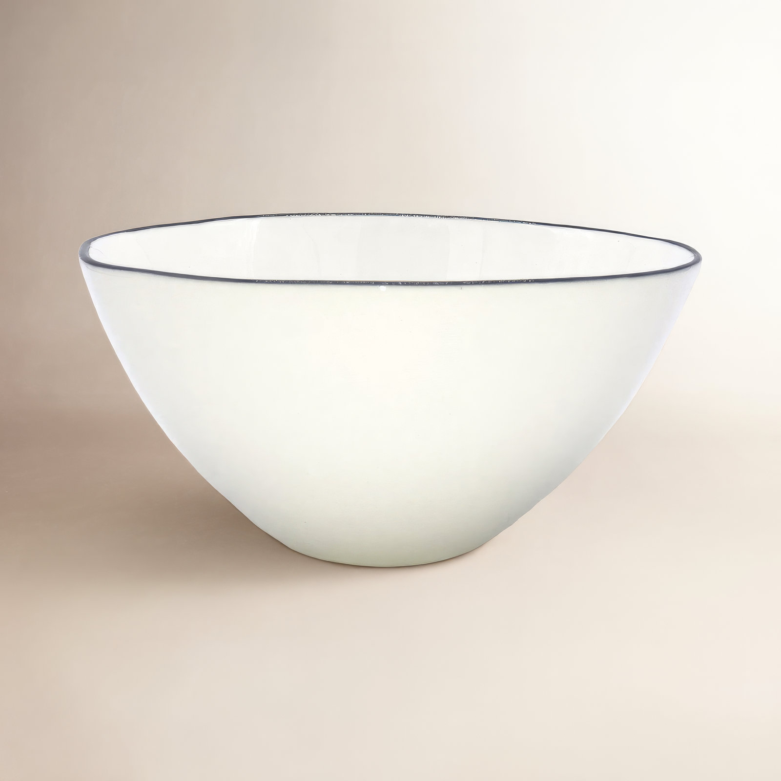 Abbesses Porcelain Dessert Bowl, Black