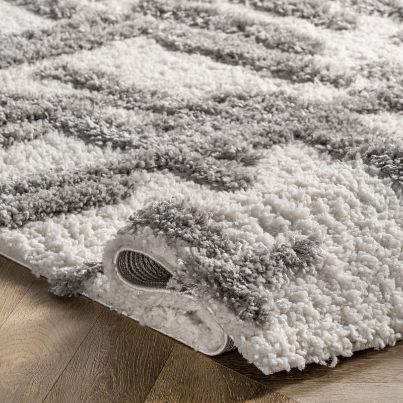 Tapis à poils longs Woke, Rectangle 4 pi x 6 pi