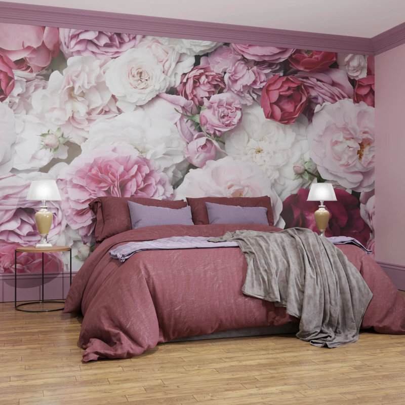 Superfresco Easy Blush Bouquet Print To Order Fixed Size 2.8m x 3m Mural