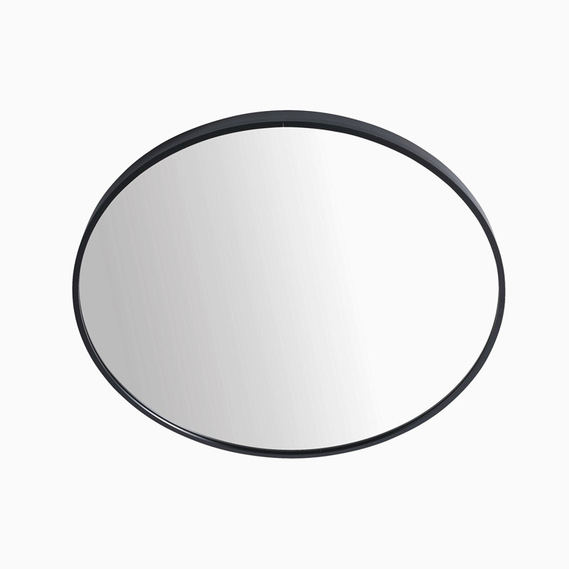 Cadre de salle de bain en aluminium, Rond, 24,12 po x 24,12 po