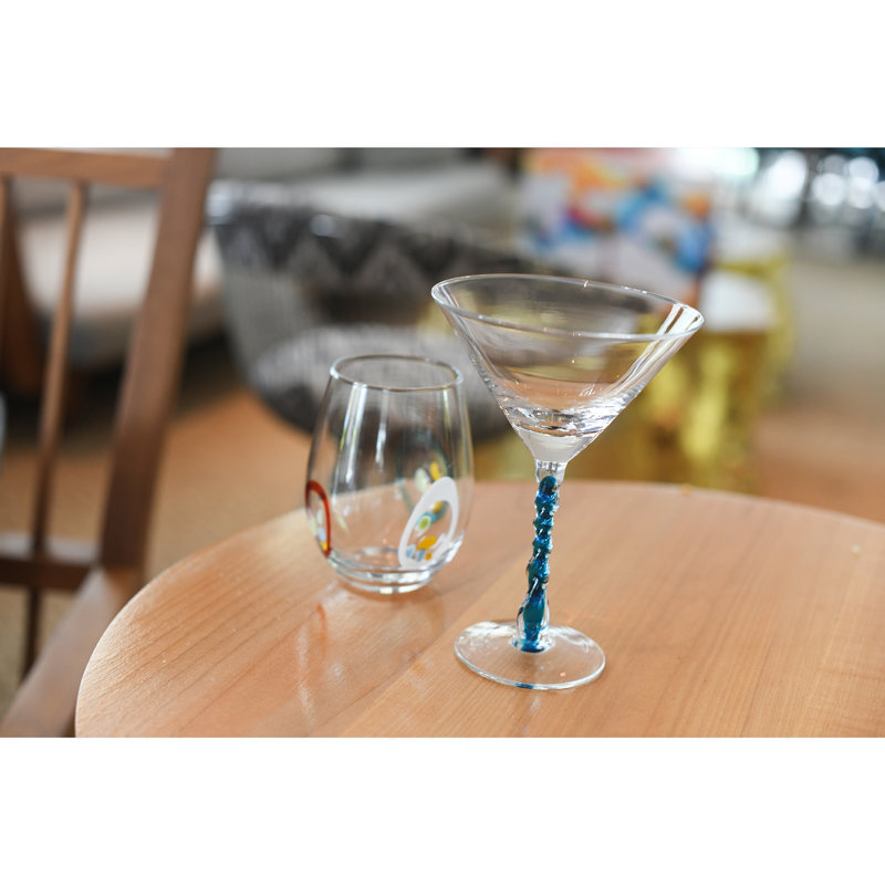10 oz. Starkey Verre à martini, Bleu