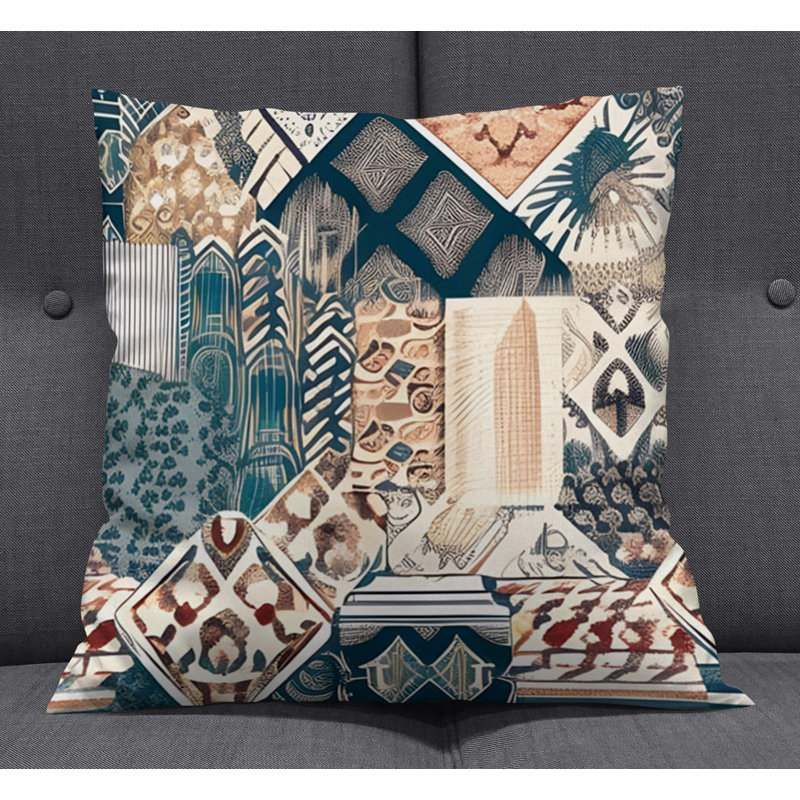 Throw Pillow, Pillow Cover Only - No Insert, 16"H x 16"W