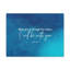 Be With You Isaiah 43:2 Blue - Wrapped Canvas Print-466987191