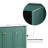 48" Green Bathroom Vanity with Ceramic Sink Combo, Abundant Storage Cabinet -4 Soft close doors and 2drawers-446108509