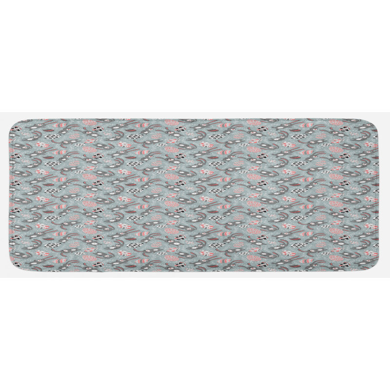Cottage / Country Synthetic Kitchen Mat